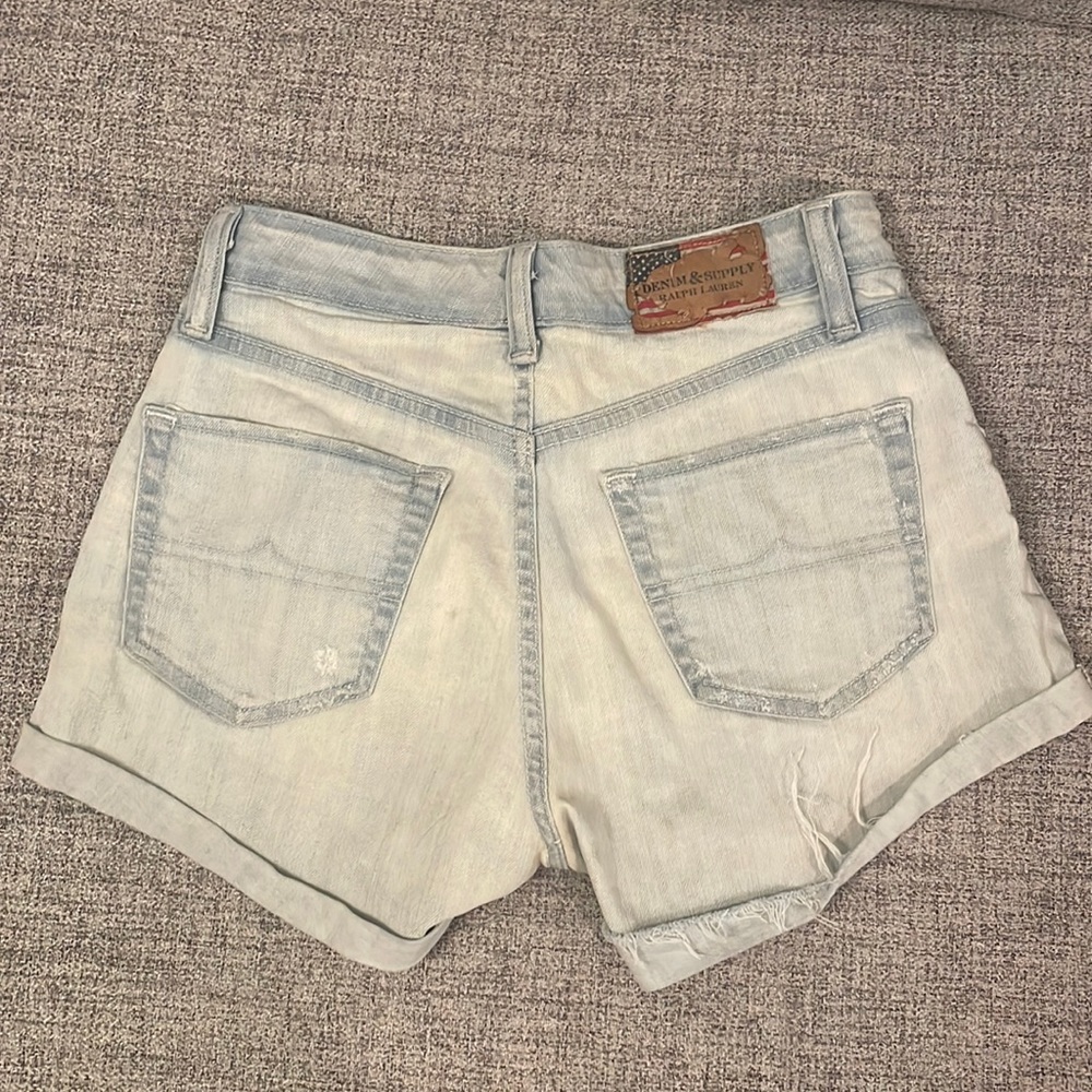 Ralph Lauren denim and supply light wash denim shorts - size 24